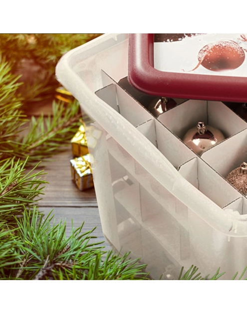 Zdjęcie: Pojemnik na bombki Christmas-Box 30 L Wika KEEEPER