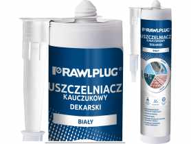Uszczelniacz dekarski kauczukowy R-SL-DEK biały 300 ml RAWLPLUG