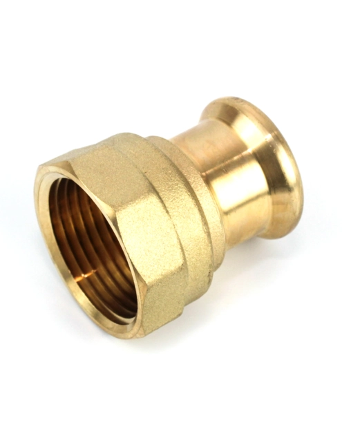 Zdjęcie: Mufa przejściowa profil M zaciskana do wody 15x1/2" gw CALIDO