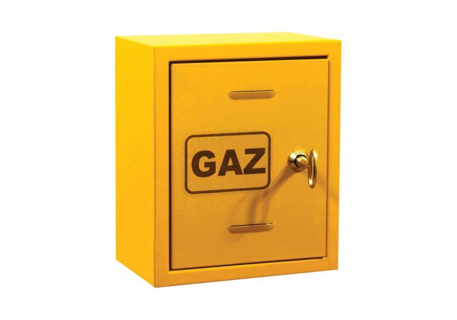 Zdjęcie: Szafka gazowa metalowa bez pleców 300x250x180 mm METRO