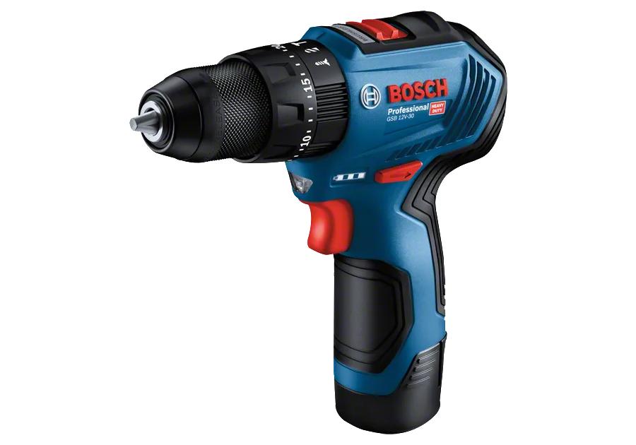 Zdjęcie: Wiertarko-wkrętarka udarowa akumulatorowa Pro Heavy Duty GSB 12V-30 BOSCH
