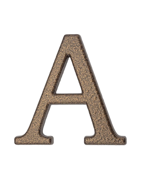 Zdjęcie: Litera aluminiowa "A" 105 mm złoty brąz METRO