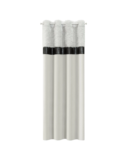 Zdjęcie: Zasłona gotowa Jasmin 140 x 250 cm srebrny EUROFIRANY