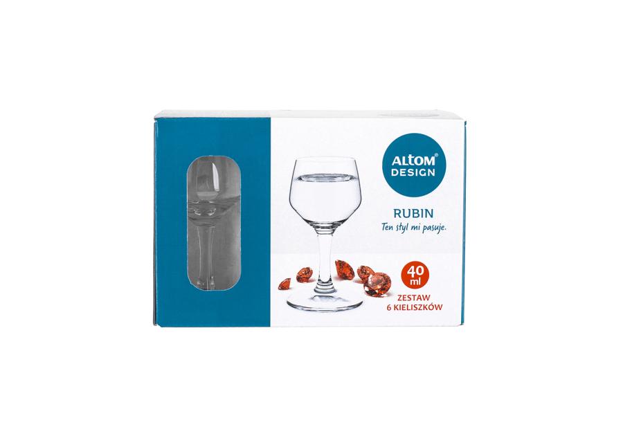 Zdjęcie: Komplet 6 kieliszków wódka Rubin 40 ml ALTOM DESIGN