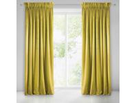 Zdjęcie: Zasłona gotowa Sarah na taśmie 140x270 cm musztardowy EUROFIRANY