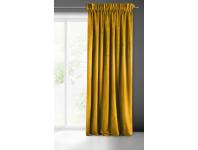 Zdjęcie: Zasłona gotowa Sarah na taśmie 140x270 cm musztardowy EUROFIRANY