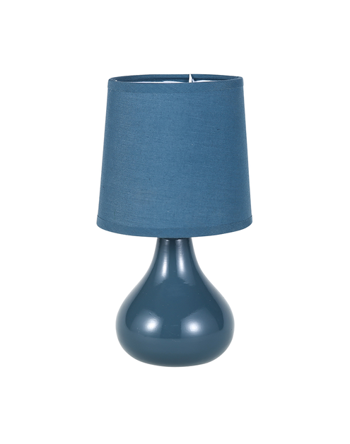 Zdjęcie: Lampa stołowa z podstawą ceramiczną 13x23,5 cm morska ALTOMDESIGN