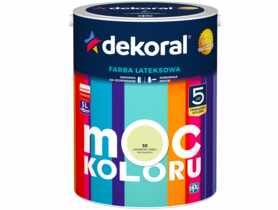 Farba lateksowa Moc Koloru limonkowy sorbet 5 L DEKORAL