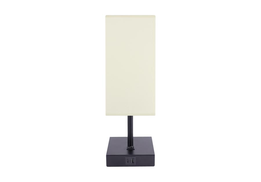 Zdjęcie: Lampka stołowa Santi E14 kolor biały/czarny max 40 W STRUHM