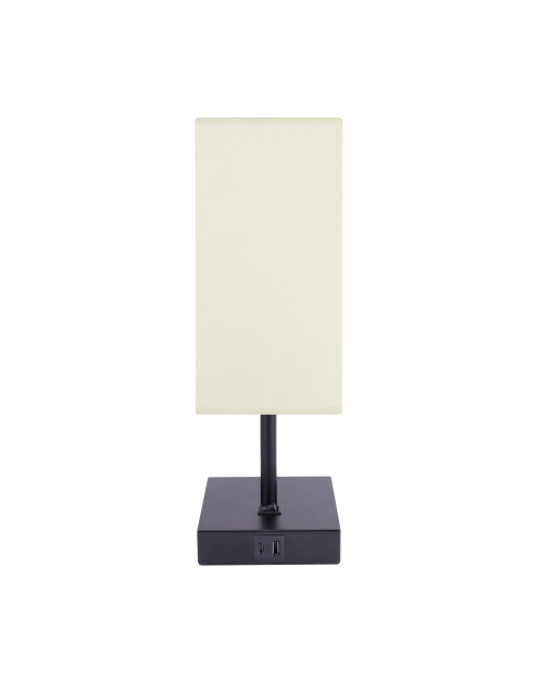 Zdjęcie: Lampka stołowa Santi E14 kolor biały/czarny max 40 W STRUHM