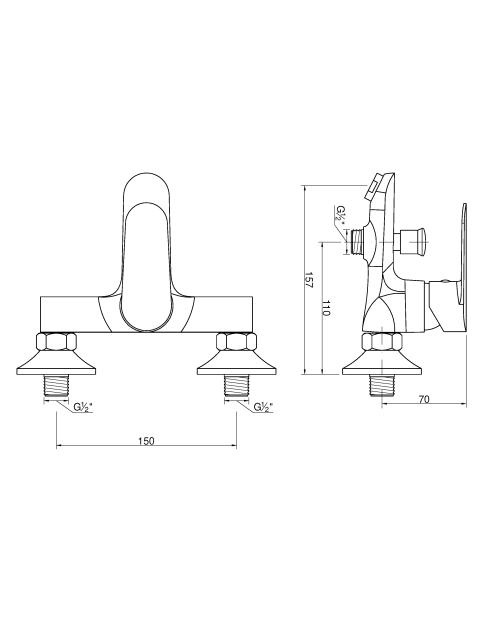 Zdjęcie: Bateria wannowa Esla chrom INVENA