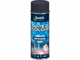 Lakier akrylowy ogólnego zastosowania Super Color Acrylic Universal Fast antracytowy 400 ml BOSTIK