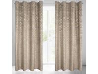Zdjęcie: Zasłona gotowa Laura 140x250 cm beżowy EUROFIRANY
