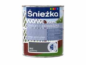 Farba akrylowa beton posadzka grafitowy 0,8L ŚNIEŻKA