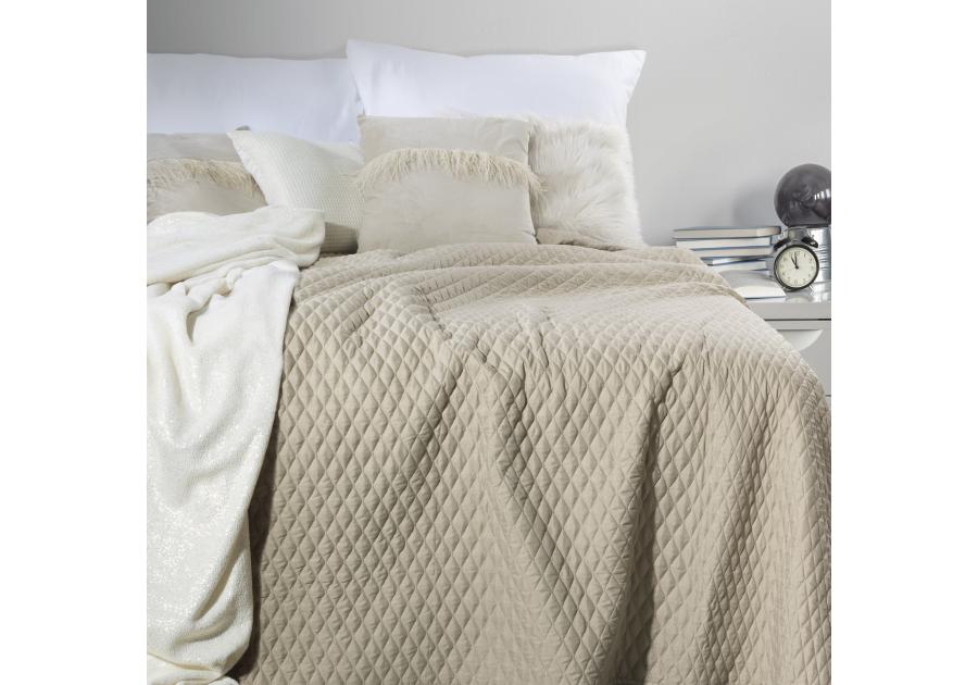 Zdjęcie: Narzuta Galia 170x210 cm beżowa EUROFIRANY