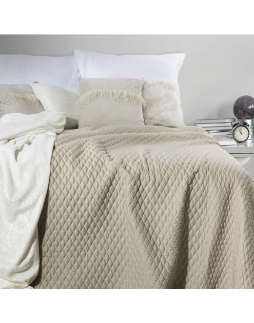 Zdjęcie: Narzuta Galia 170x210 cm beżowa EUROFIRANY