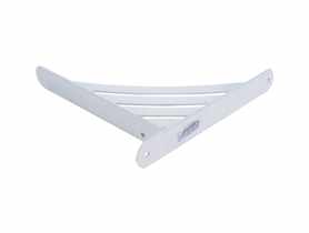 Wspornik ażurowy trójkatny WAT 190 biały 194x200x26 mm VELANO