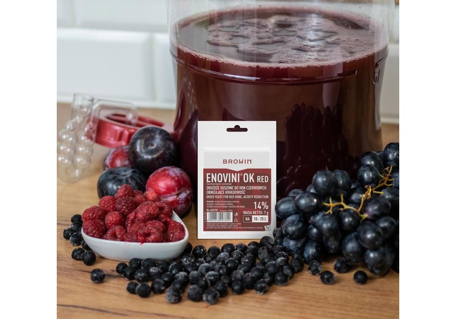Zdjęcie: Enovini OK RED drożdże obniżające kwasowość 400390 BROWIN