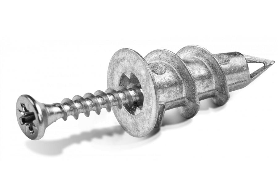 Zdjęcie: Łącznik metalowy DRAM samowiercący 14x32 mm z wkrętem 4,2x32 mm100 szt. RAWLPLUG