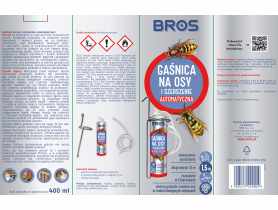 Gaśnica na osy i szerszenie 400 ml BROS