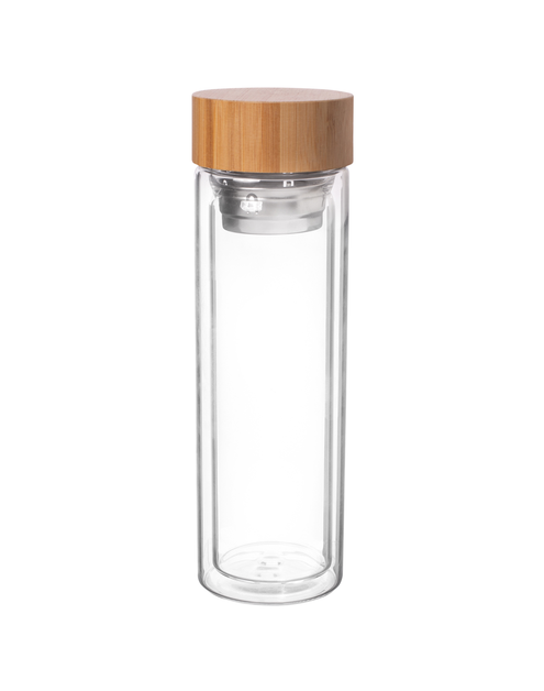 Zdjęcie: Butelka termiczna z bambusowym zamknieciem i krótkim stalowym filtrem 400 ml ALTOMDESIGN