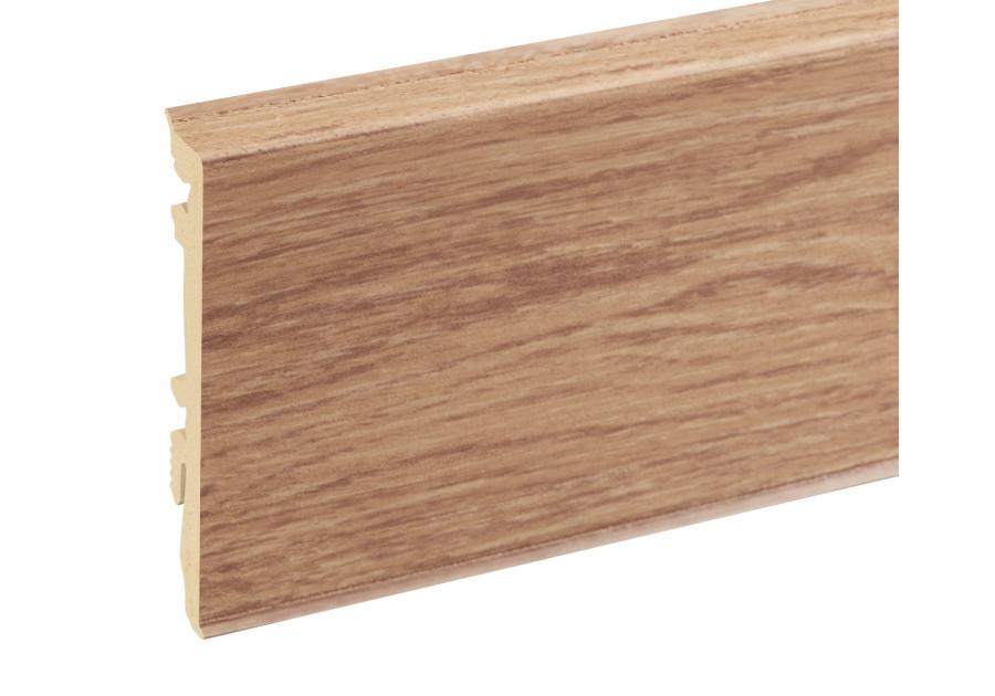 Zdjęcie: Listwa przypodłogowa PVC Masterline 1,3x8 cm, 2,2 m Umbra Mat CEZAR