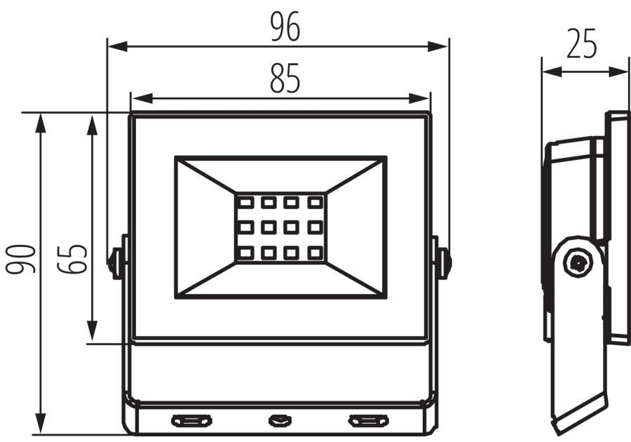 Zdjęcie: Naświetlacz LED Grun NV LED-10-B MILEDO