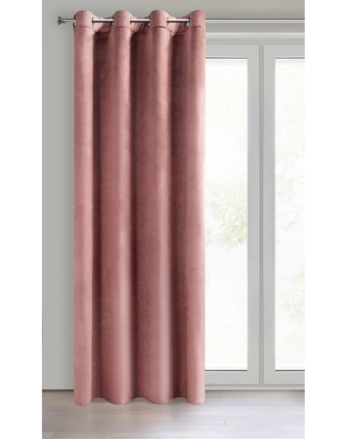 Zdjęcie: Zasłona gotowa Melanie 140x250 cm ciemnoróżowy EUROFIRANY