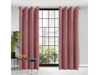 Zdjęcie: Zasłona gotowa Melanie 140x250 cm ciemnoróżowy EUROFIRANY