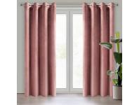 Zdjęcie: Zasłona gotowa Melanie 140x250 cm ciemnoróżowy EUROFIRANY