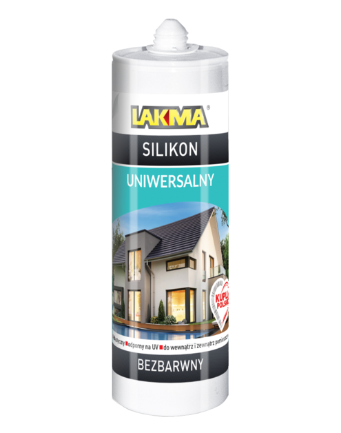 Zdjęcie: Silikon uniwersalny 150 ml bezbarwny LAKMA