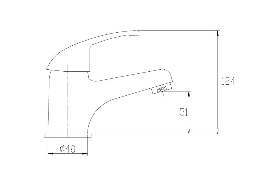 Zdjęcie: Bateria umywalkowa Perea chrom INVENA