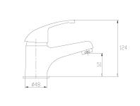 Zdjęcie: Bateria umywalkowa Perea chrom INVENA