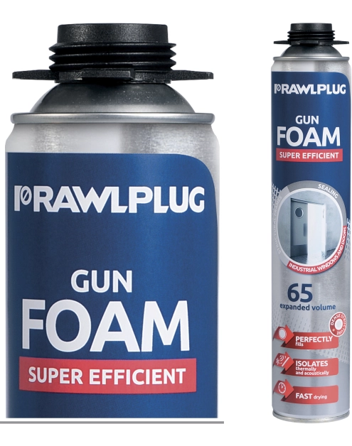 Zdjęcie: Piana pistoletowa superwydajna 830 ml RAWLPLUG