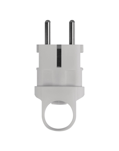 Zdjęcie: Wtyczka prosta z uchwytem biała EMOS