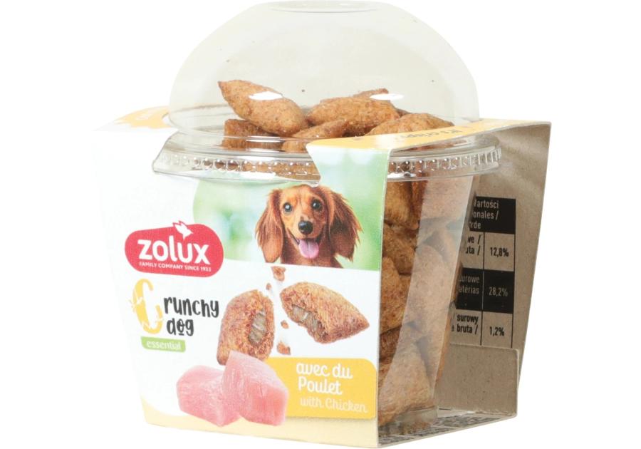 Zdjęcie: Ciasteczka dla psów Crunchy Dog z kurczakiem 75 g ZOLUX
