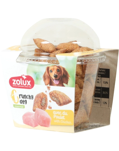 Zdjęcie: Ciasteczka dla psów Crunchy Dog z kurczakiem 75 g ZOLUX