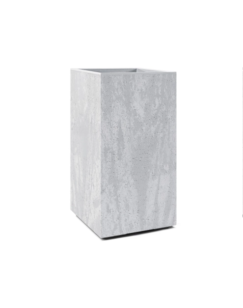 Zdjęcie: Kwietnik Karo 300x300x600 mm beton recycled, szary beton LAMELA