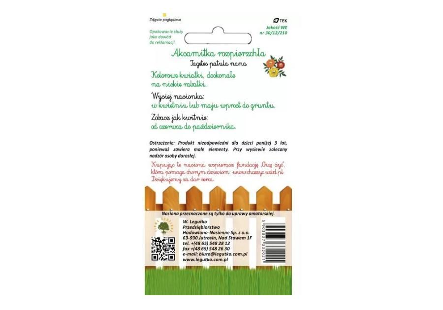 Zdjęcie: Aksamitka rozpierzchła mieszanka 1 g W.LEGUTKO