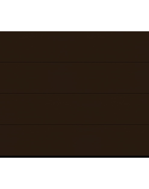 Zdjęcie: Brama garażowa segmentowa automatyczna IsoMatic brąz 250x212,5 cm HORMANN