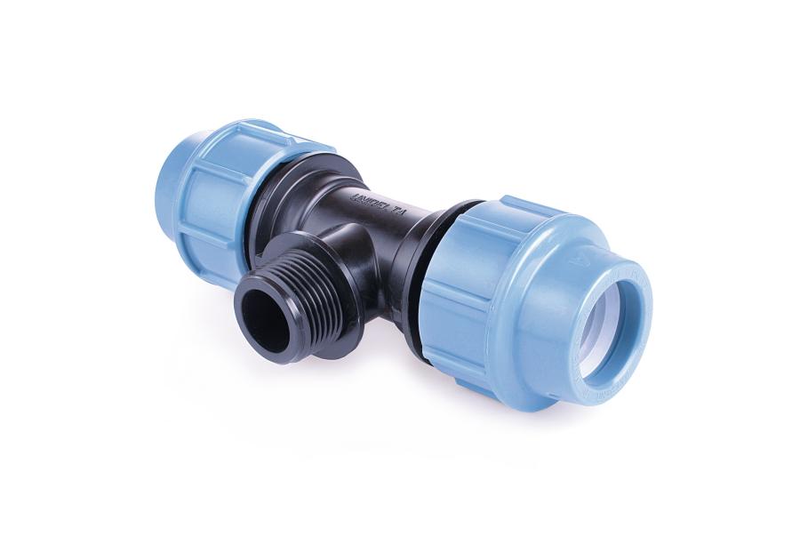 Zdjęcie: Trójnik PE gwint zewnętrzny 50/1 1/2 PN16 PIPELIFE