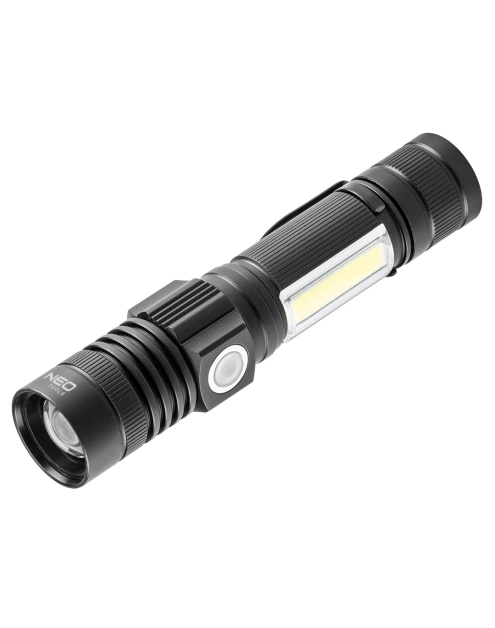 Zdjęcie: Latarka akumulatorowa USB 800 lm 2 w 1 CREE T6 LED NEO