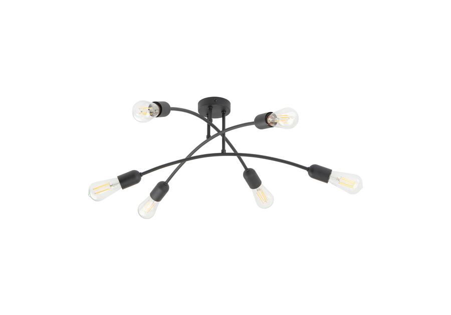 Zdjęcie: Lampa wisząca Helix 6 x E27 czarna 4679 TK LIGHTING