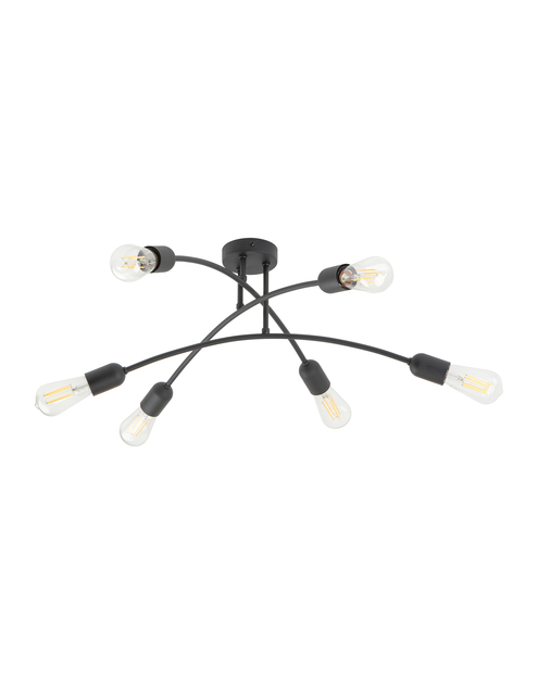 Zdjęcie: Lampa wisząca Helix 6 x E27 czarna 4679 TK LIGHTING