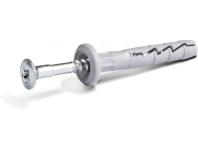 Zdjęcie: Kołek wbijany FX-N-K nylonowy szybkiego montażu z kołnierzem 6x40 mm 100 szt. RAWLPLUG