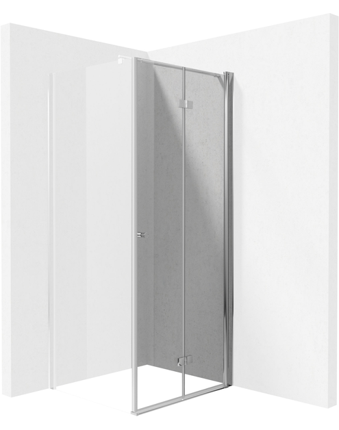 Zdjęcie: Drzwi prysznicowe systemu Kerria Plus 70 cm - składane Kerria Plus chrom DEANTE
