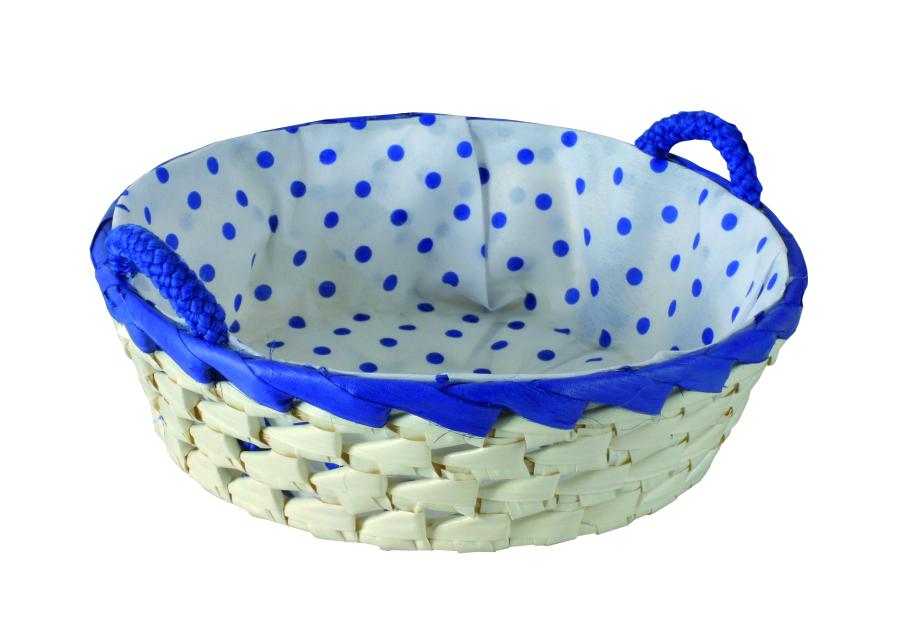 Zdjęcie: Koszyk Palma 23x7 cm okragły multikolor 68096 DOMOTTI