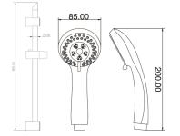 Zdjęcie: Zestaw natryskowy City chrom Invena