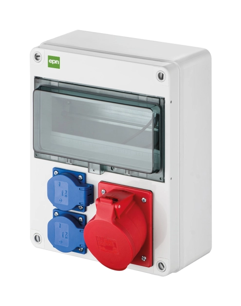 Zdjęcie: Rozdzielnica siłowa RS 10 modułowa 2x2P+Z, 3P+N+Z 32A ELEKTRO-PLAST