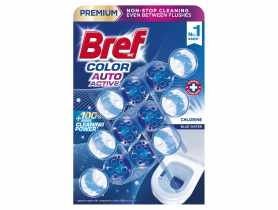 Kostka do WC Color Auto 3x50 g Active Chlorine BREF